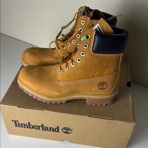 Bape x Timberland Tan Boots Undefeated